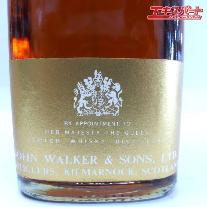 レア 希少 43．4％ ジョニーウォーカー ブラックラベル 金キャップ