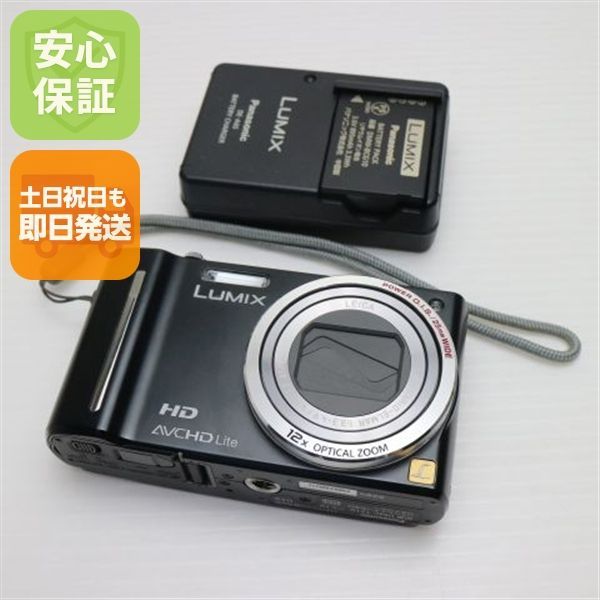 美品 DMC-TZ10 ブラック 即日発送 Panasonic LUMIX デジカメ 本体 土日