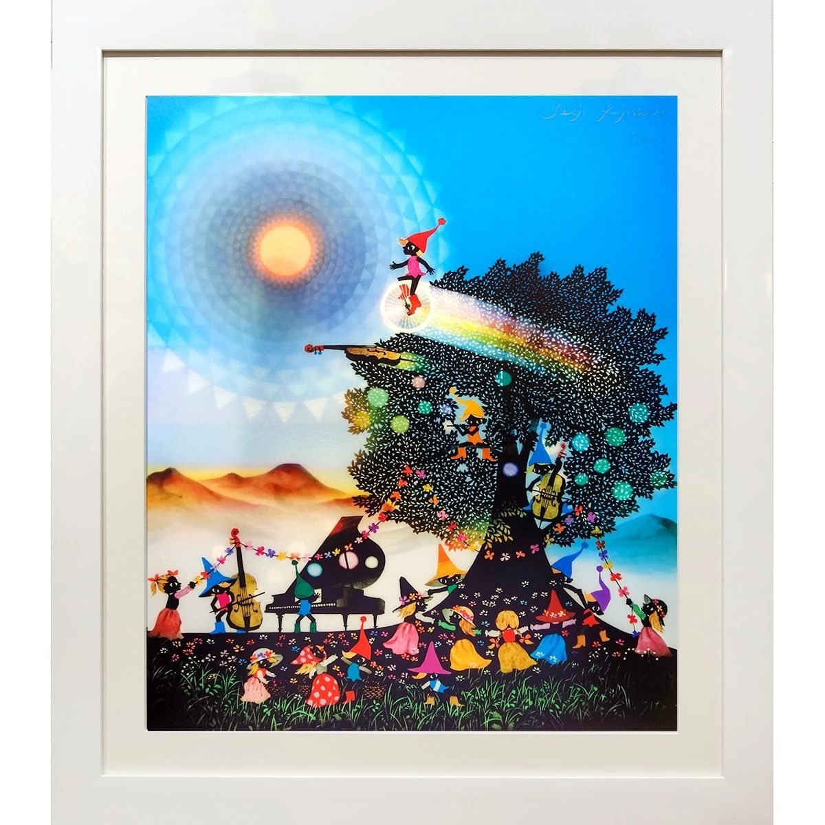 藤城清治 版画 絵画 インテリア アート 作品 美術 あずま工芸 i