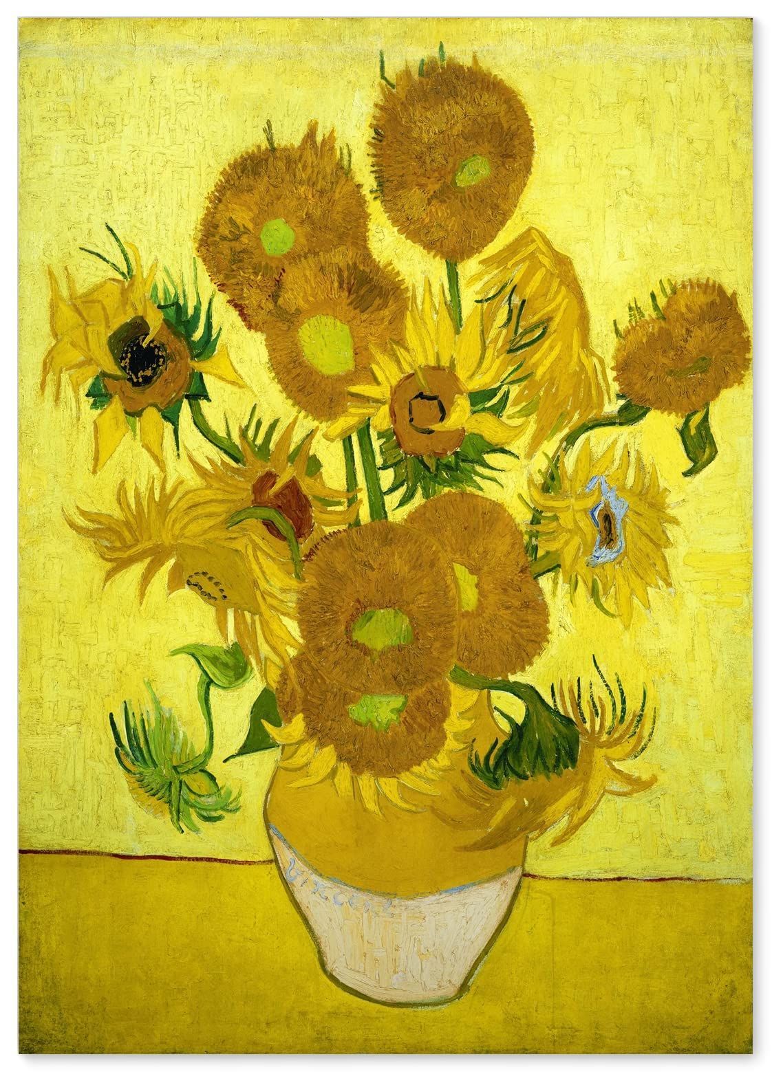 ひまわりの写真 A3茶色の木製フレーム ひまわりの写真 A3茶色の木製