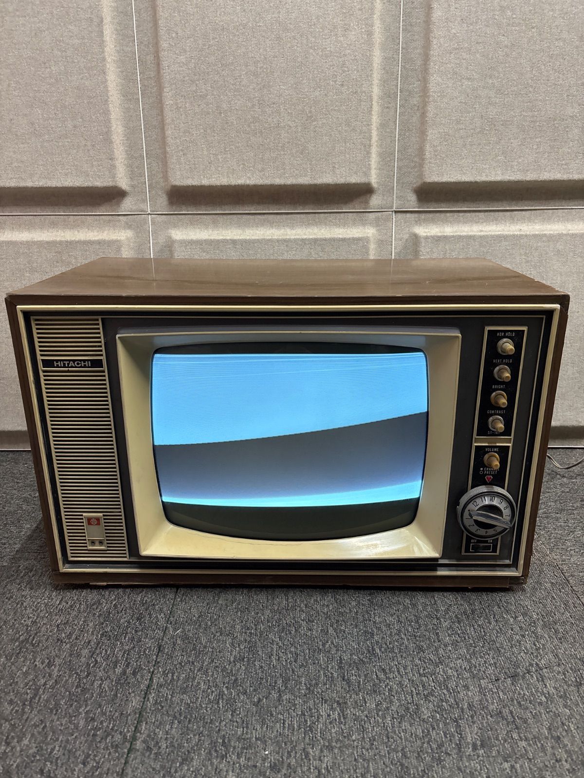 日立 ブラウン管テレビ 昭和レトロ アンティーク 節約 ヴィンテージ