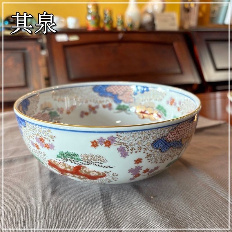 小鹿田焼 飛び鉋に三彩 尺三寸皿 木製皿立て付 小鹿田焼 飛び鉋に三彩