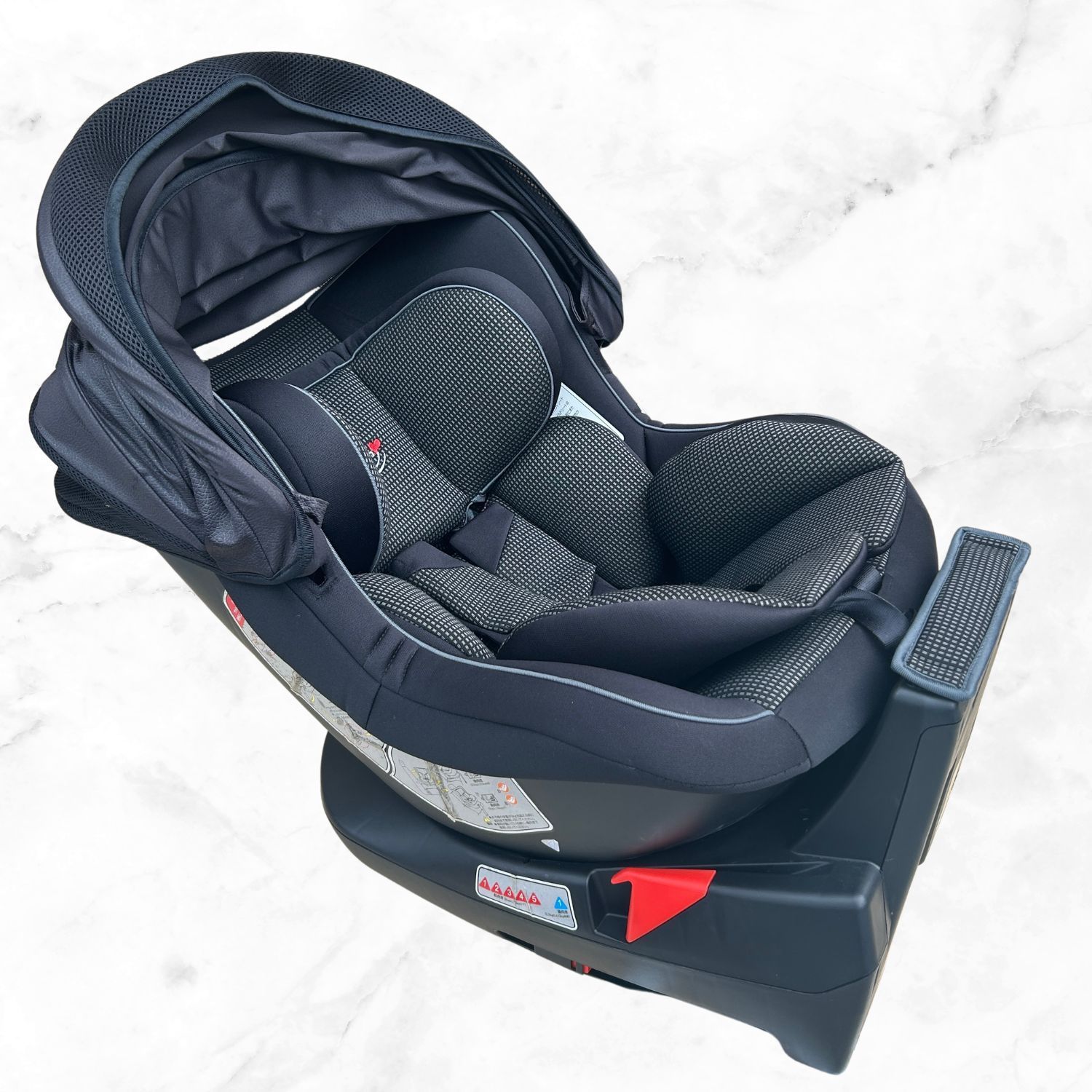 マムズキャリー ISOFIX B-900 ターンレジェFIX グレー 339 スマート