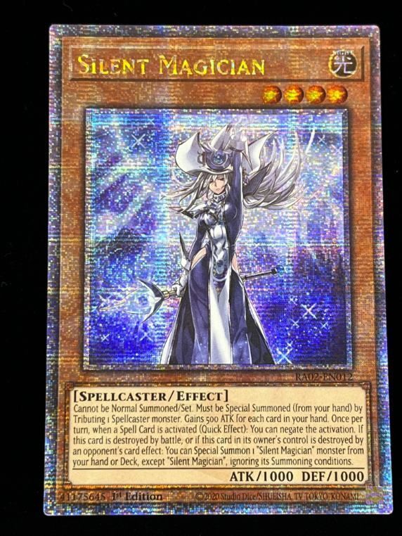 遊戯王 サイレントマジシャン&ソードマン 沈黙 プレイマット 公式 SE