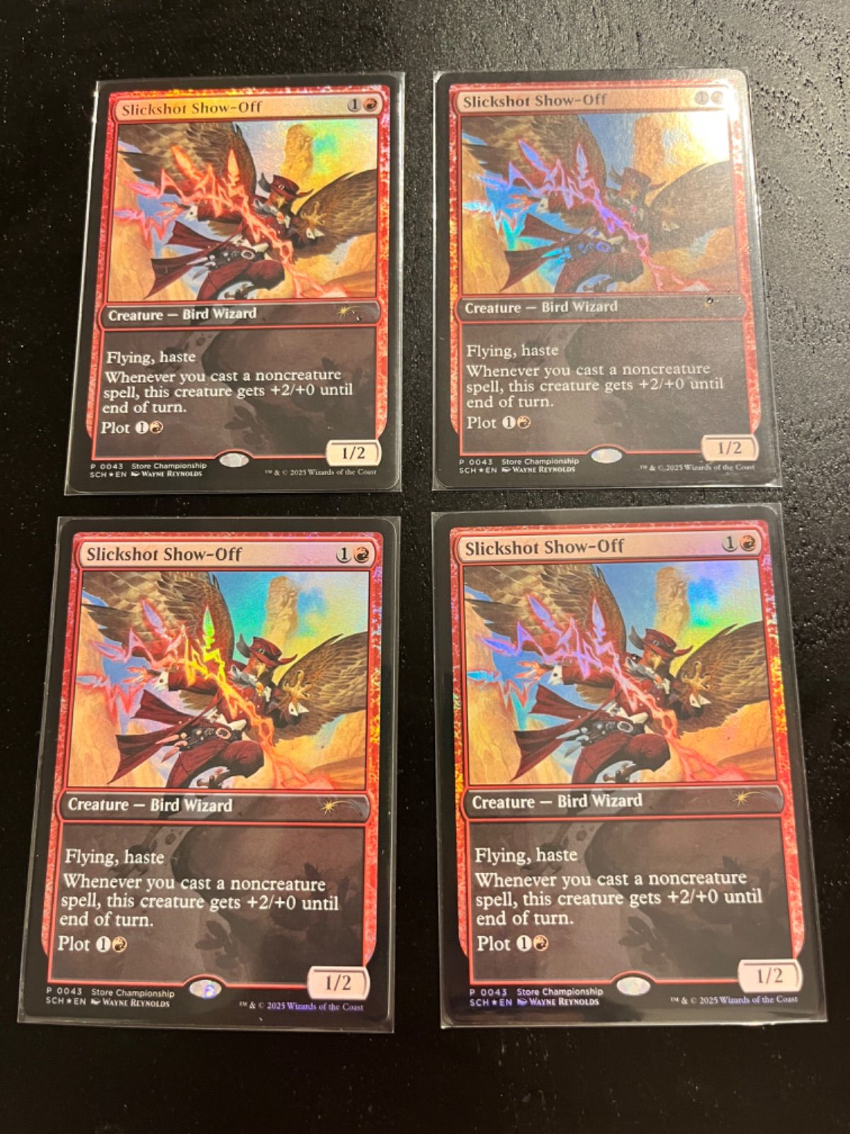 mtg 精鋭射手団の目立ちたがり4枚セット 精鋭射手団の目立ちたがり