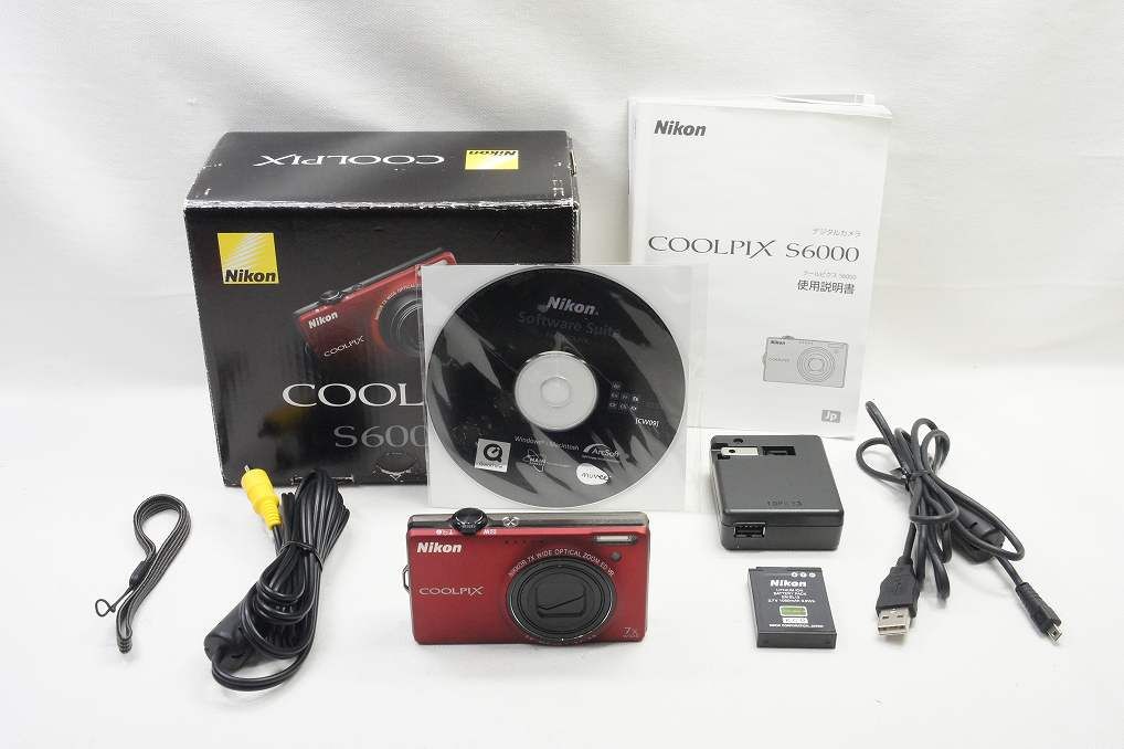 Nikon COOLPIX S600 コンパクトデジタルカメラ【元箱付き】 美品 Nikon