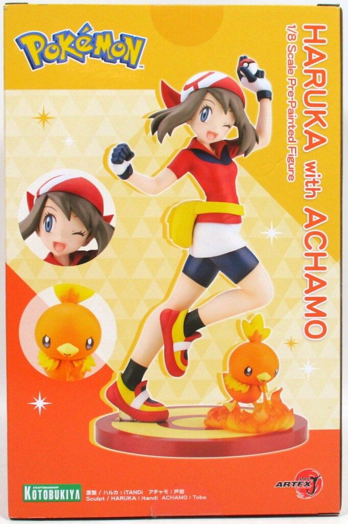 コトブキヤ ARTFX J ハルカ with アチャモ 特典イラスト色紙付き