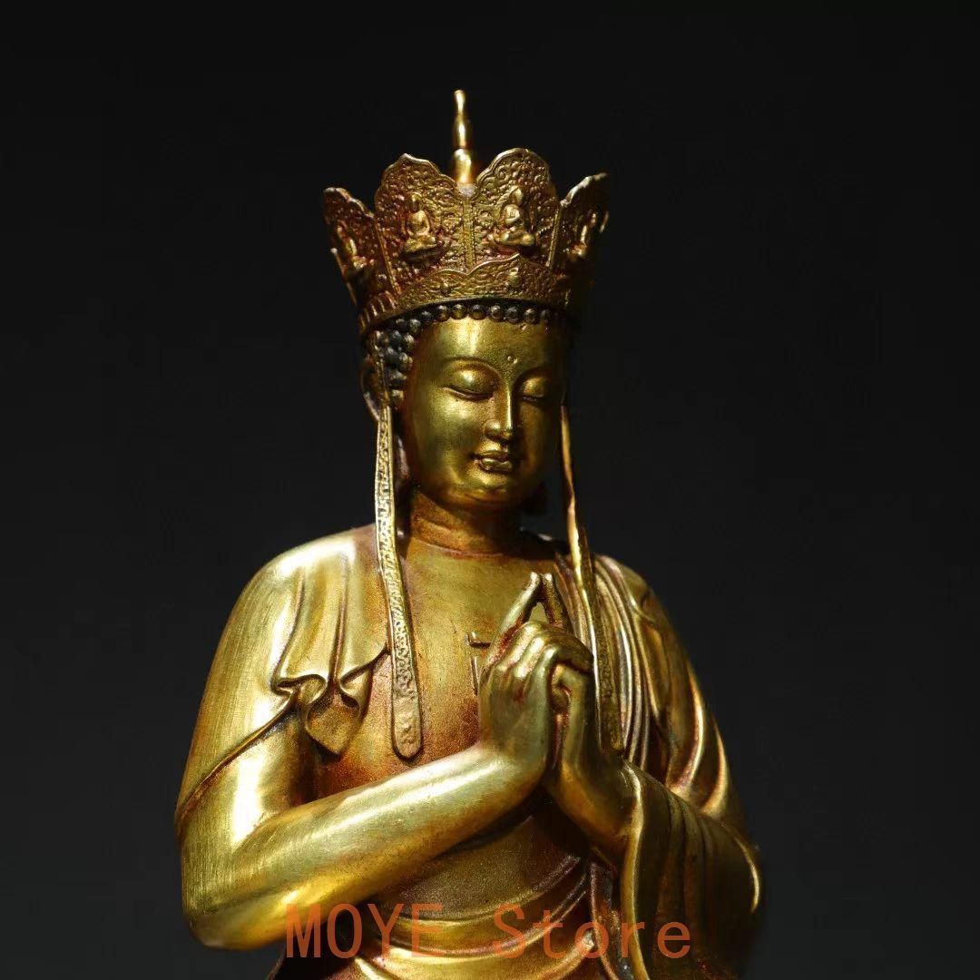 仏像 地蔵王菩薩仏像 家内 仏堂 供仏 銅製品 工芸品 置物 仏像 地