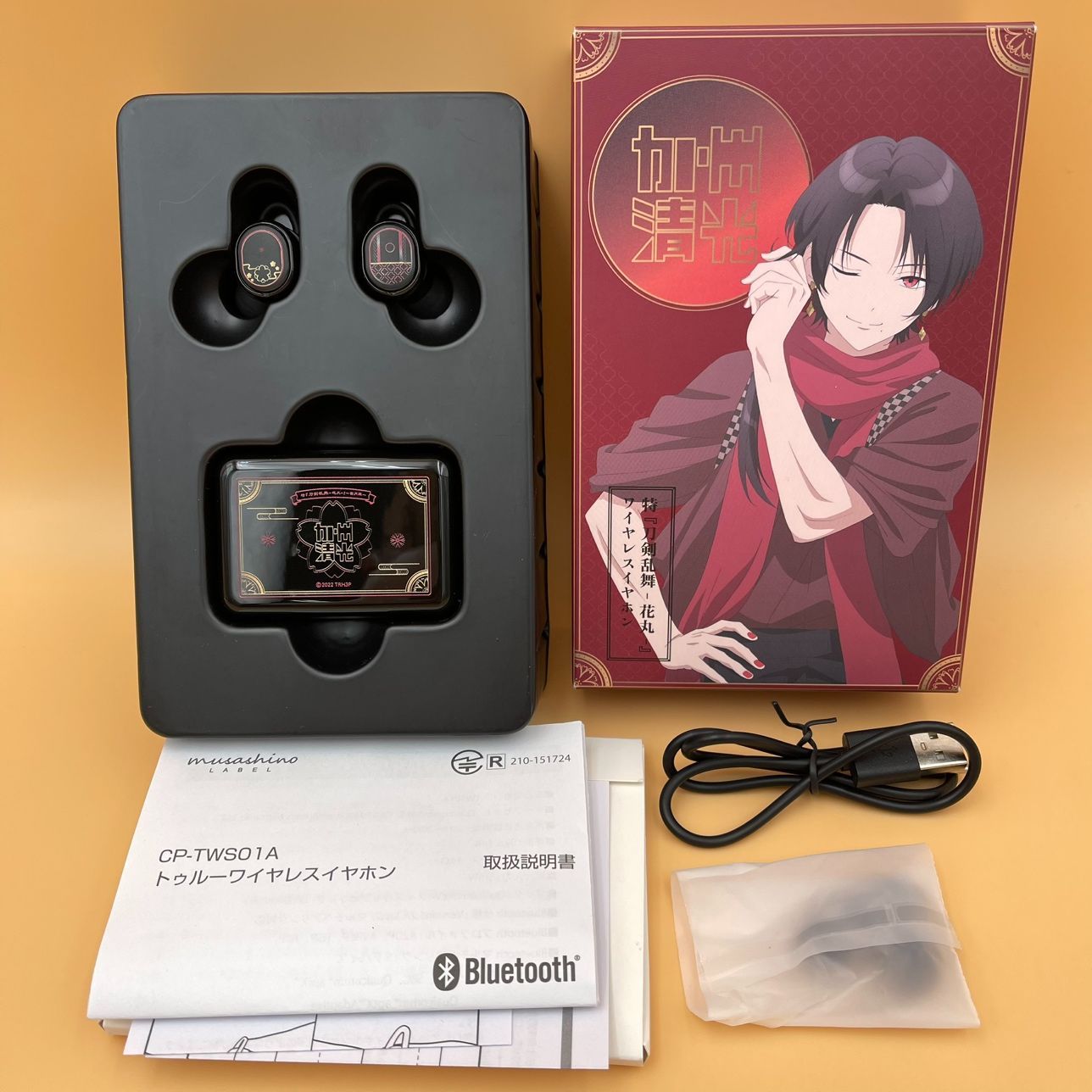 ONKYO刀剣乱舞花丸 ワイヤレスイヤホン加州清光