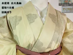 2026年最新】白大島 紬 未使用の人気アイテム - メルカリ
