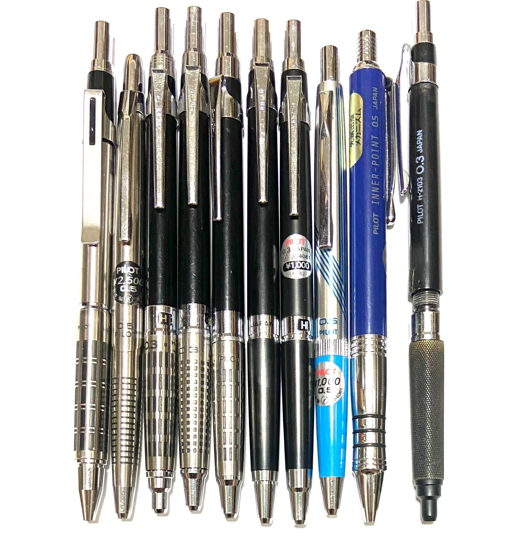 pilot ジェントルマン ヤングダブルノック 廃番 シャーペン