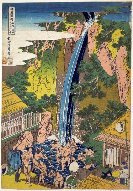 王子不動之瀧」−広重オリジナルか？何かの模倣か？−『名所江戸百景