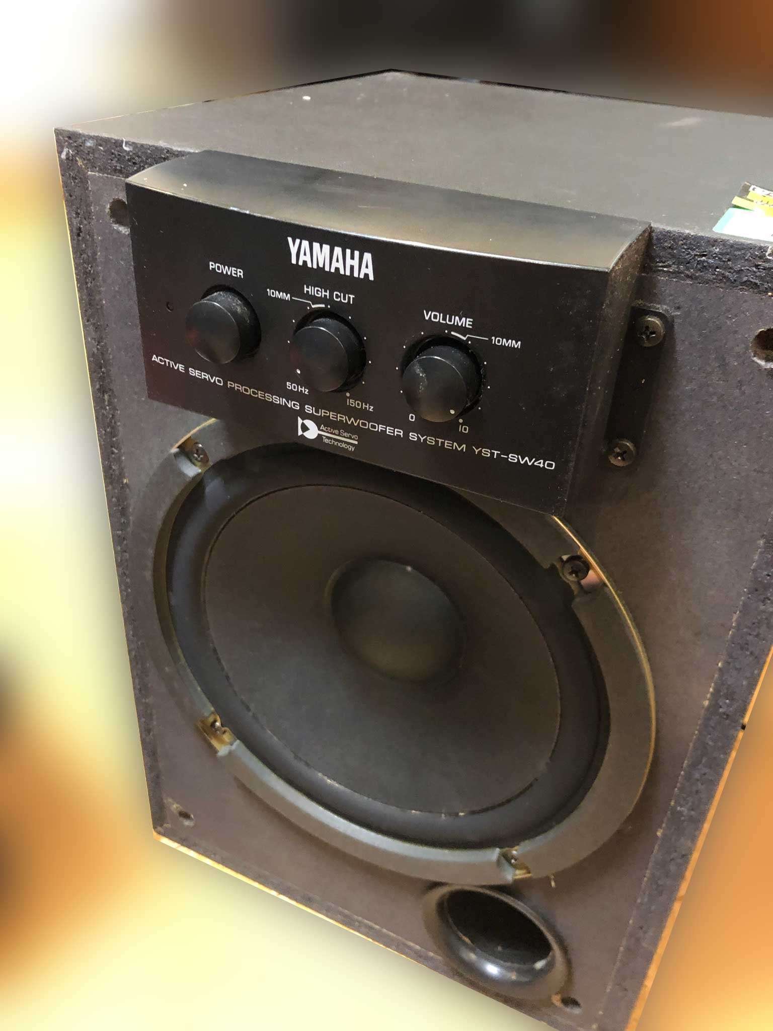 YAMAHA アンプ内蔵サブウーファー NS-SW40動作確認済美品