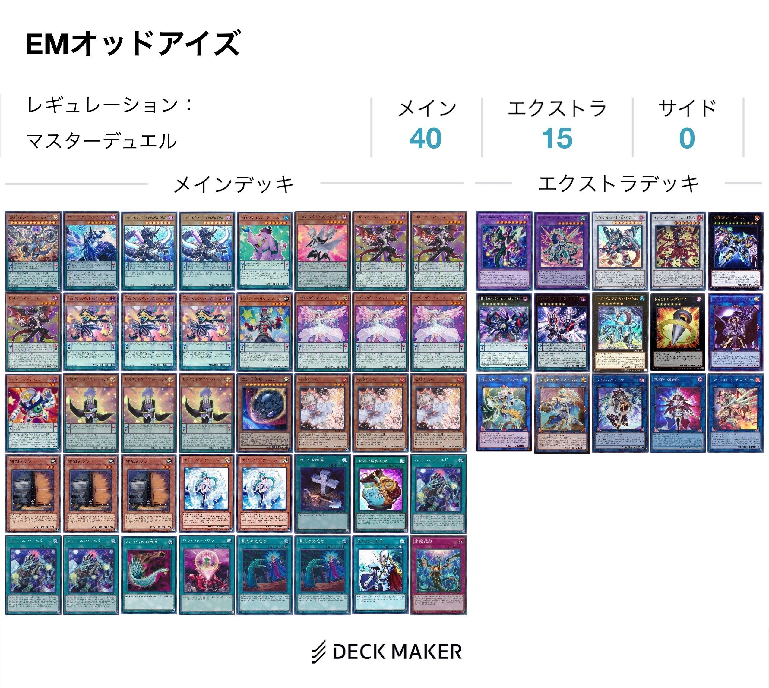 本格構築 オッドアイズデッキ オッドアイズバトラー オッドアイズ