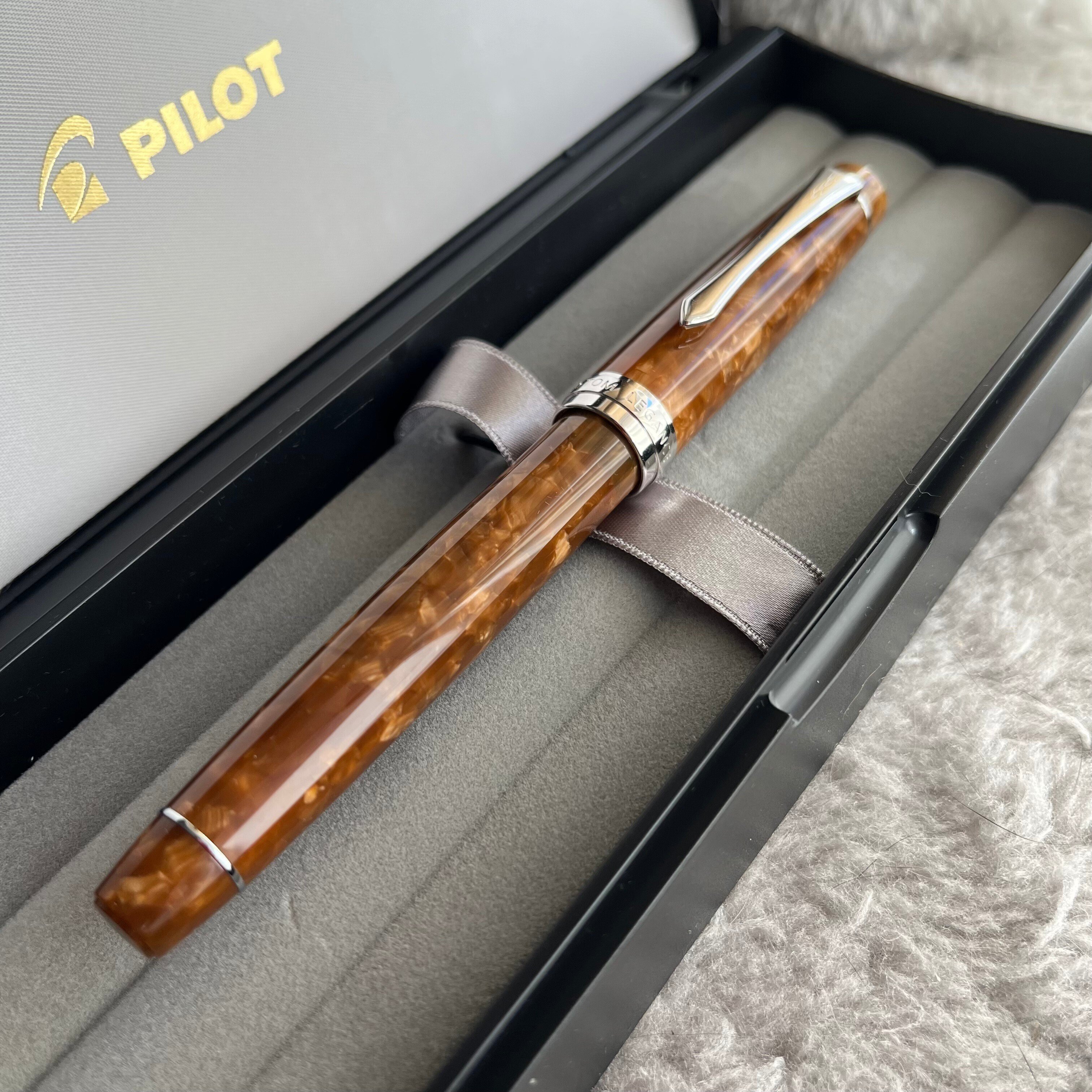 PILOT CUSTOM LEGANCE Brown 万年筆 字幅F PILOT CUSTOM LEGANCE Brown
