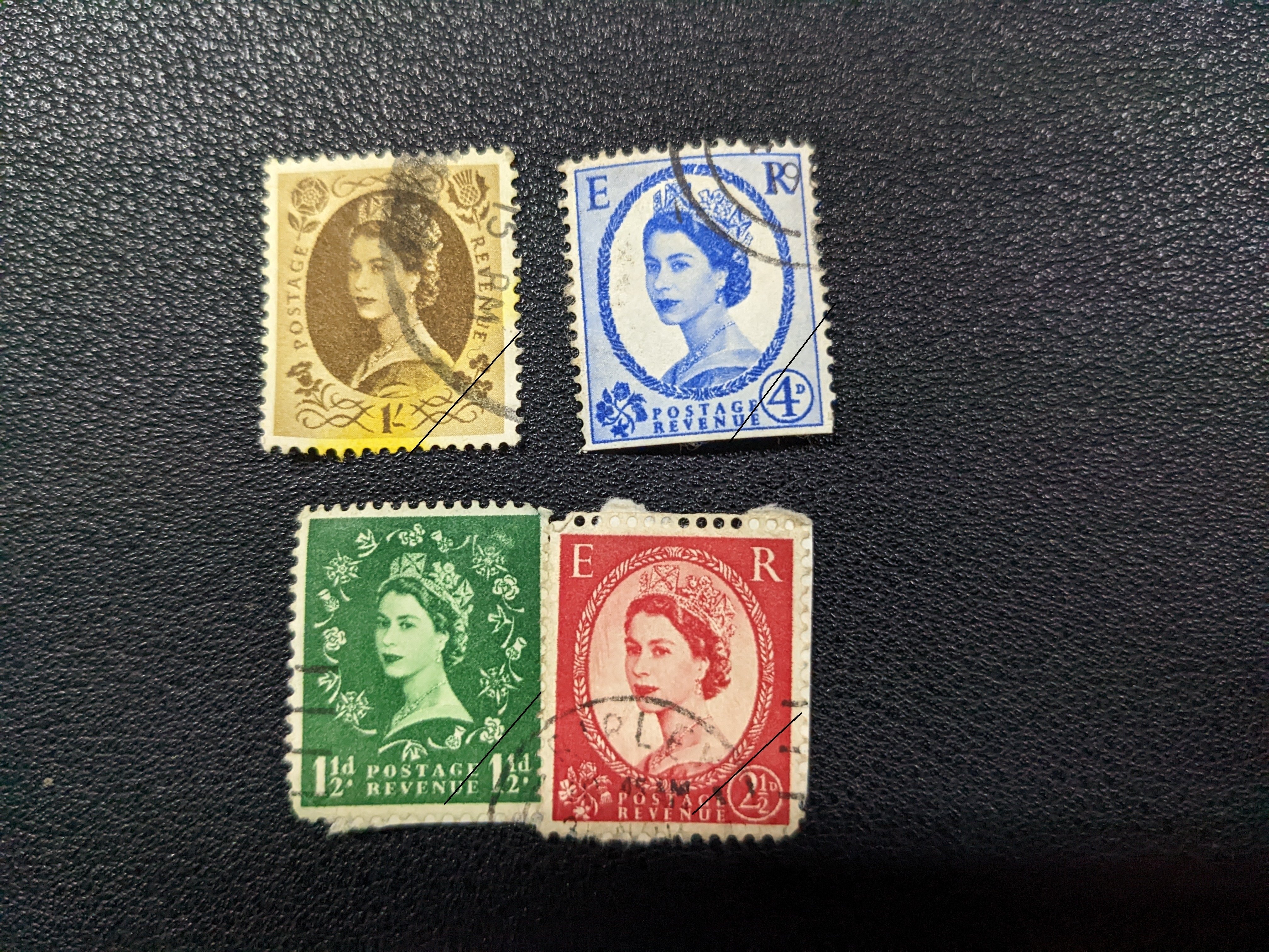 3368 外国切手 イギリス 2005年ワイルディング城 エリザベス女王像