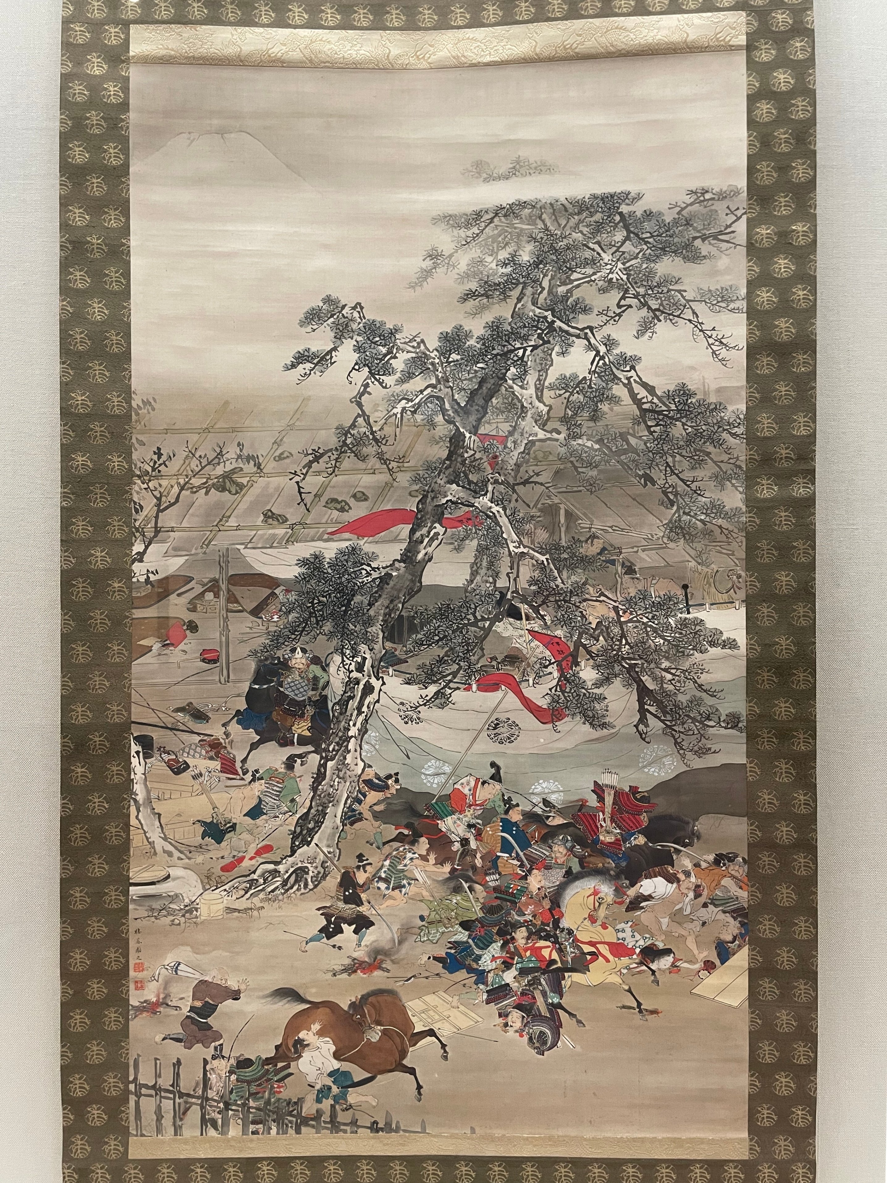 竹内栖鳳「皇居」の絵画 竹内栖鳳「皇居」の絵画 一筆多論】皇居の