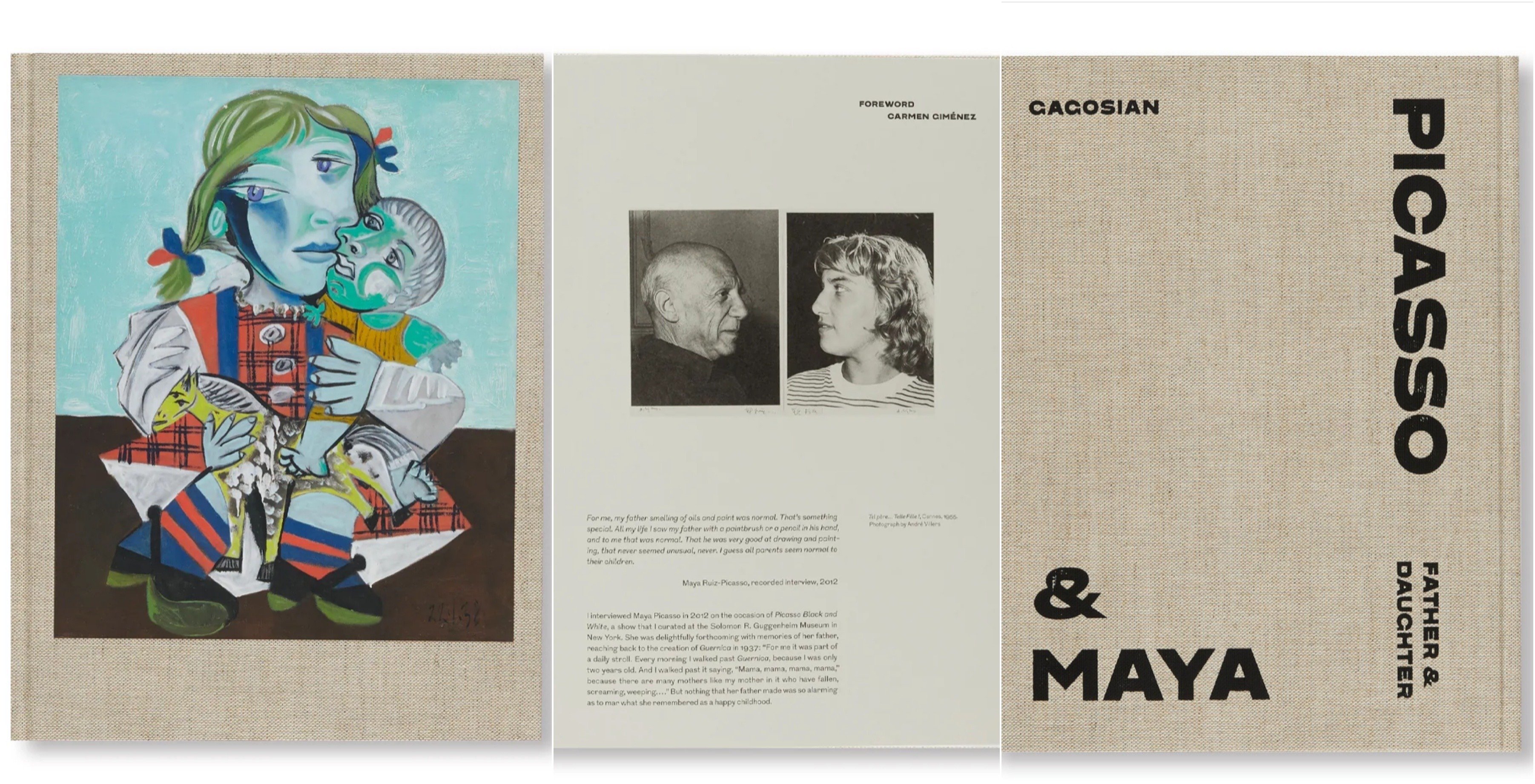 ピカソの娘マヤの肖像画 ポスター B1 フレームあり ピカソとその娘｜Le