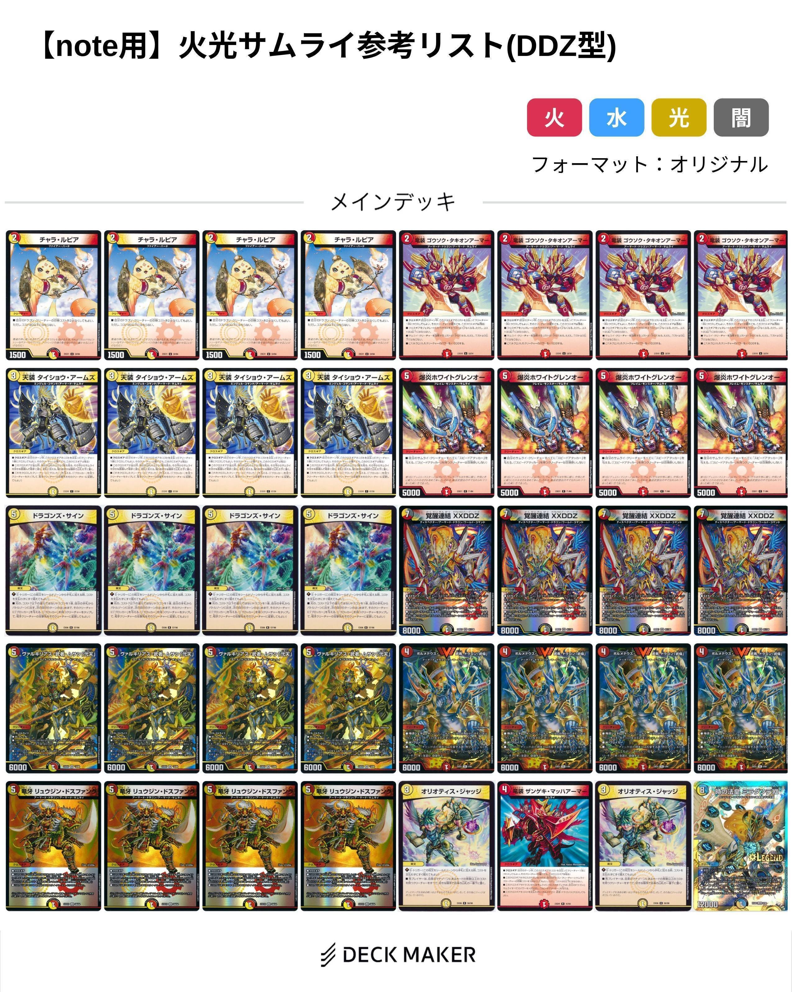 デュエマ 5cザーディクリカ デッキ+おまけ調整パーツ デュエマ 本格