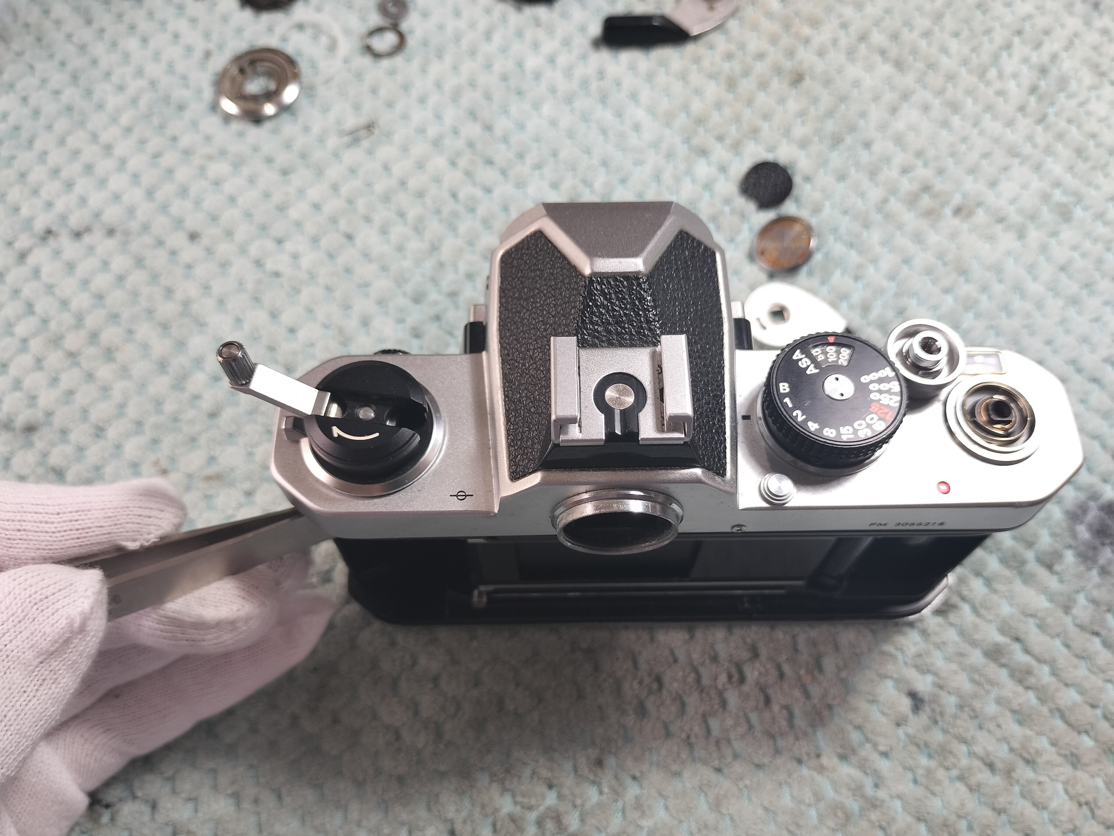 Nikon FM2/T ＋NIKKOR 75-300mm ※巻き戻しクランク欠品 Nikon FM2/T