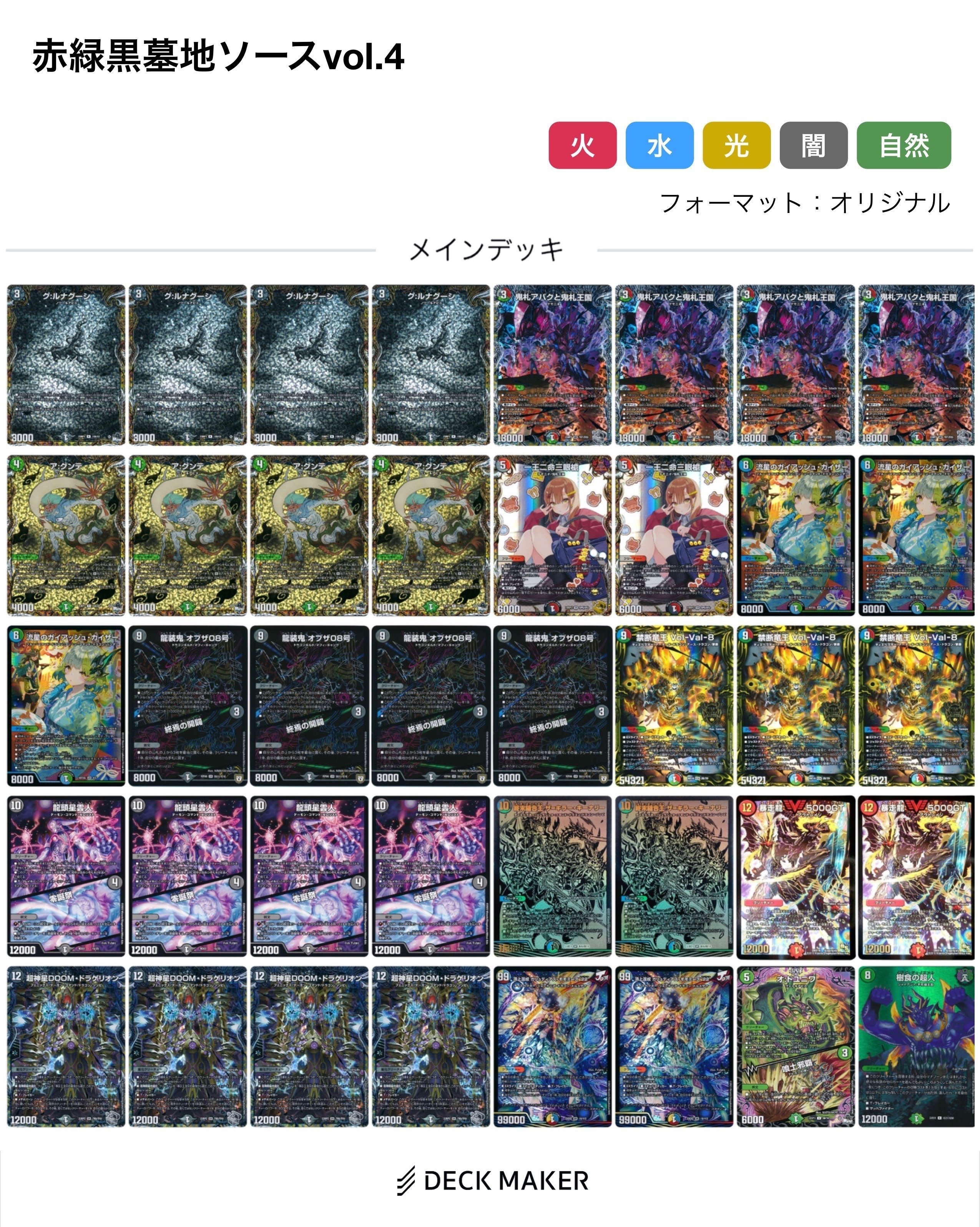 赤黒緑墓地ソースデッキ