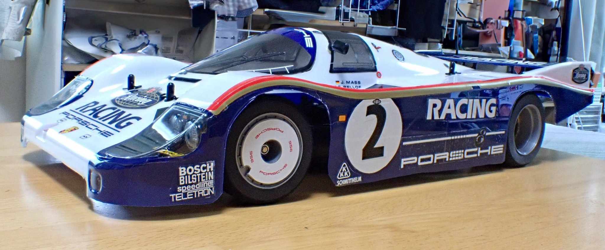 新品！LED15灯！フルベア！】タミヤ 1/10 ポルシェ956 フルセット