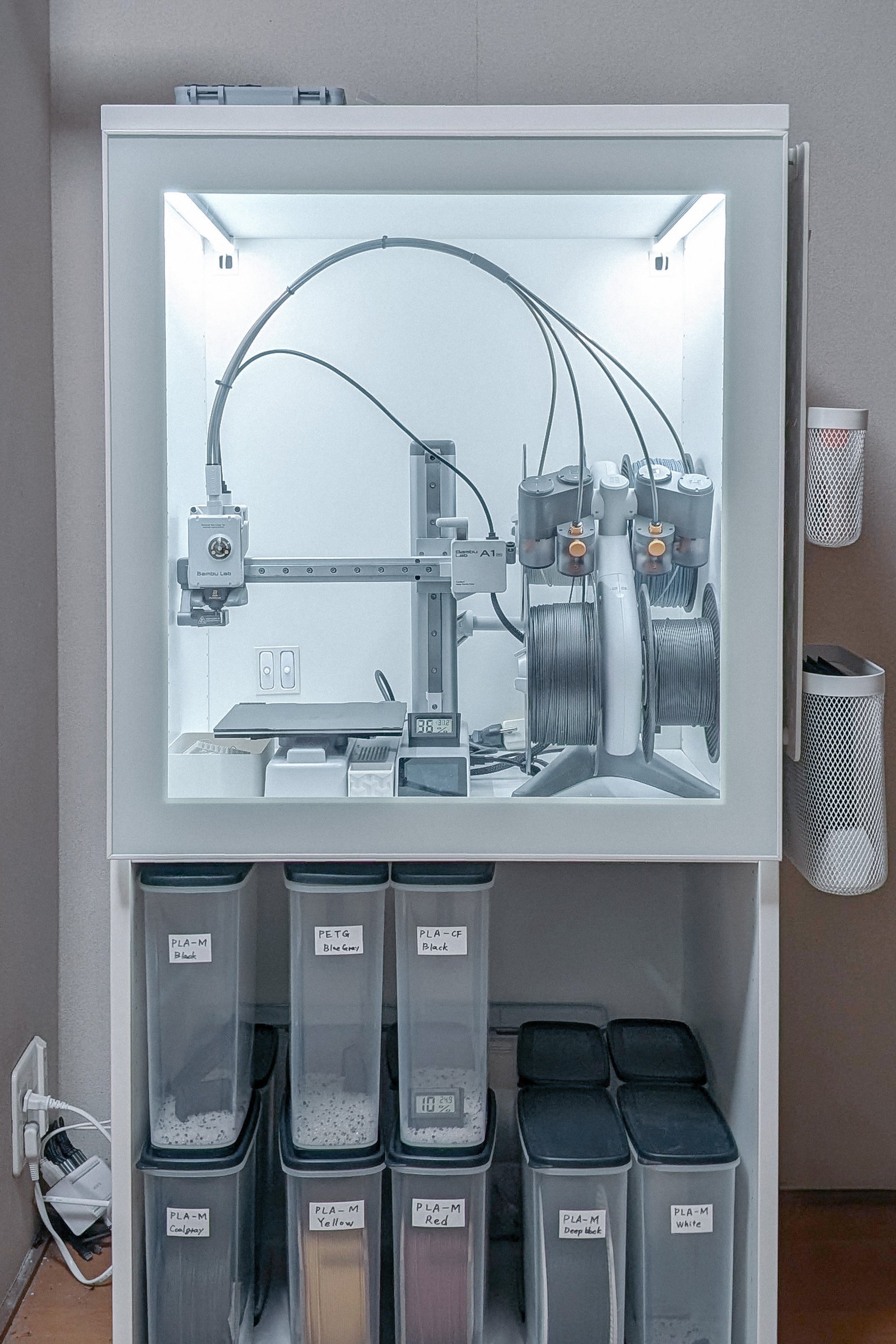 IKEAの棚で3DプリンタBambuLab A1 Miniのエンクロージャーを作る｜fixsenia