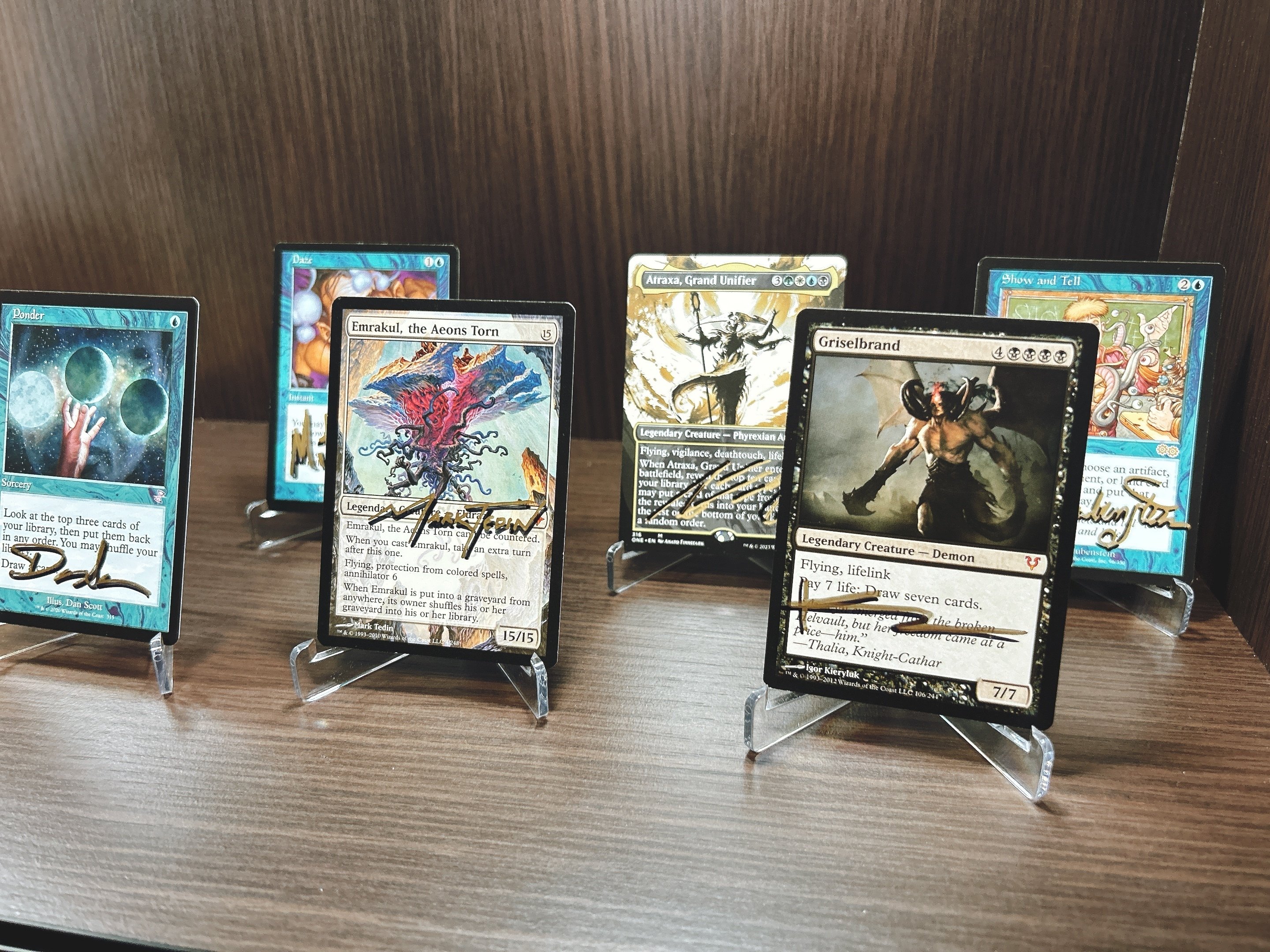 MTG signサインド foil日本語 裂け目の突破 4枚セット 【公式通販】