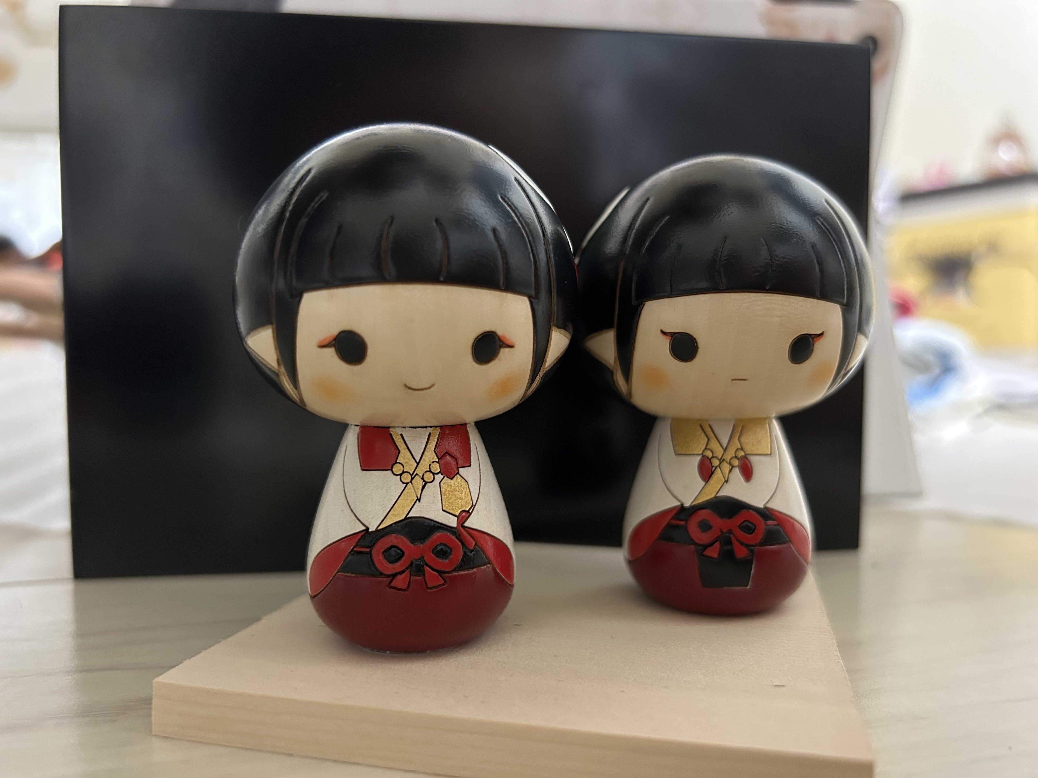創作こけし 栗林一雪作品 2点セット Kokeshi Doll Yahoo!オークション