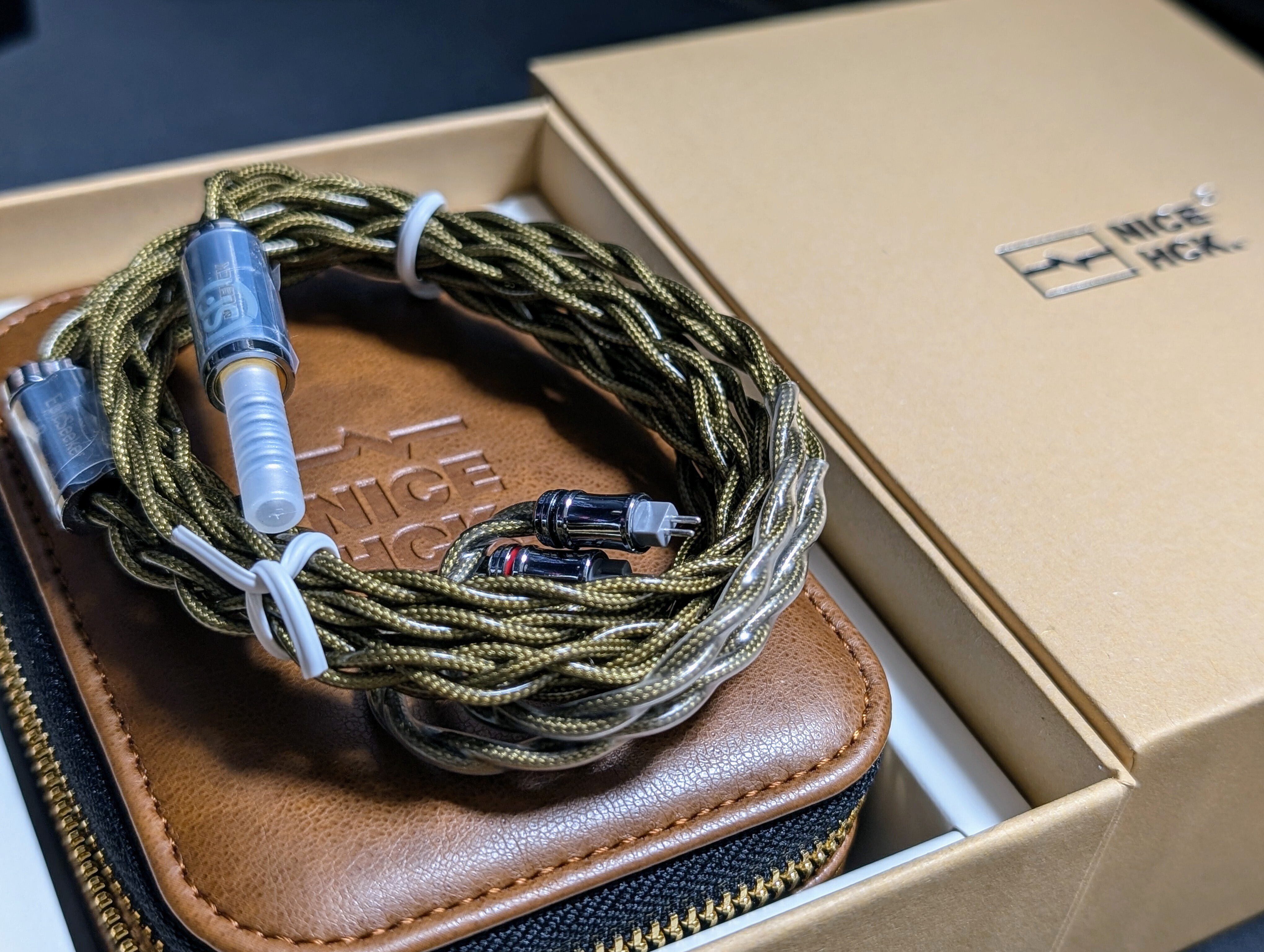 HCK EpicSeeker イヤホンケーブル NICEHCK EpicSeeker 超高純度純銀