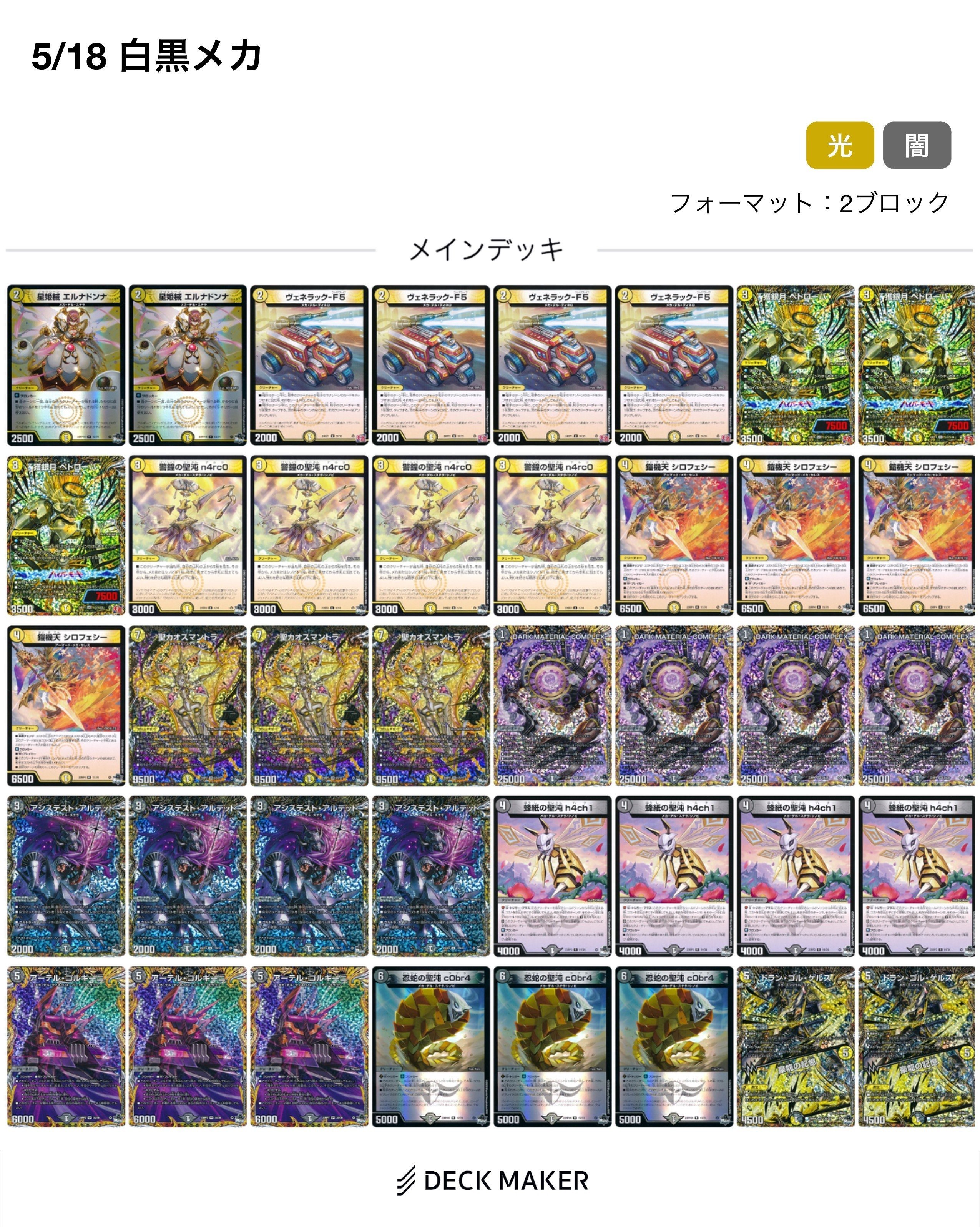 DM2ブロ】白黒メカの調整録｜ほむたろ