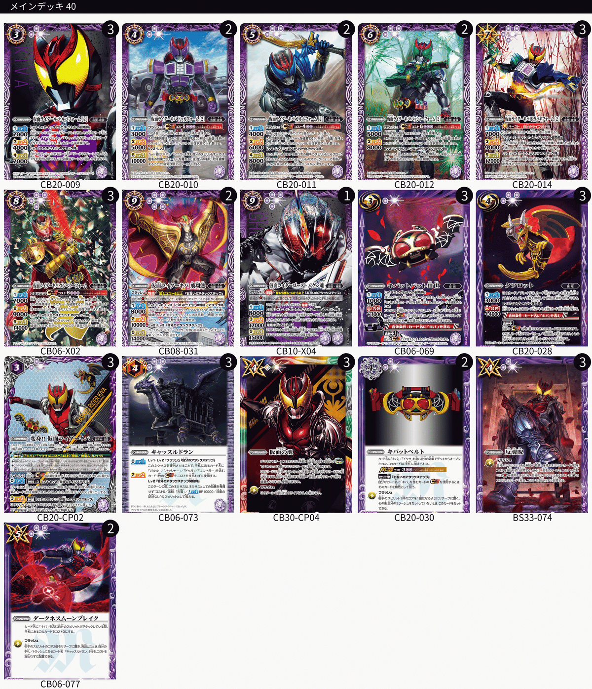 バトルスピリッツ 仮面ライダーギーツ デッキパーツ バトルスピリッツ