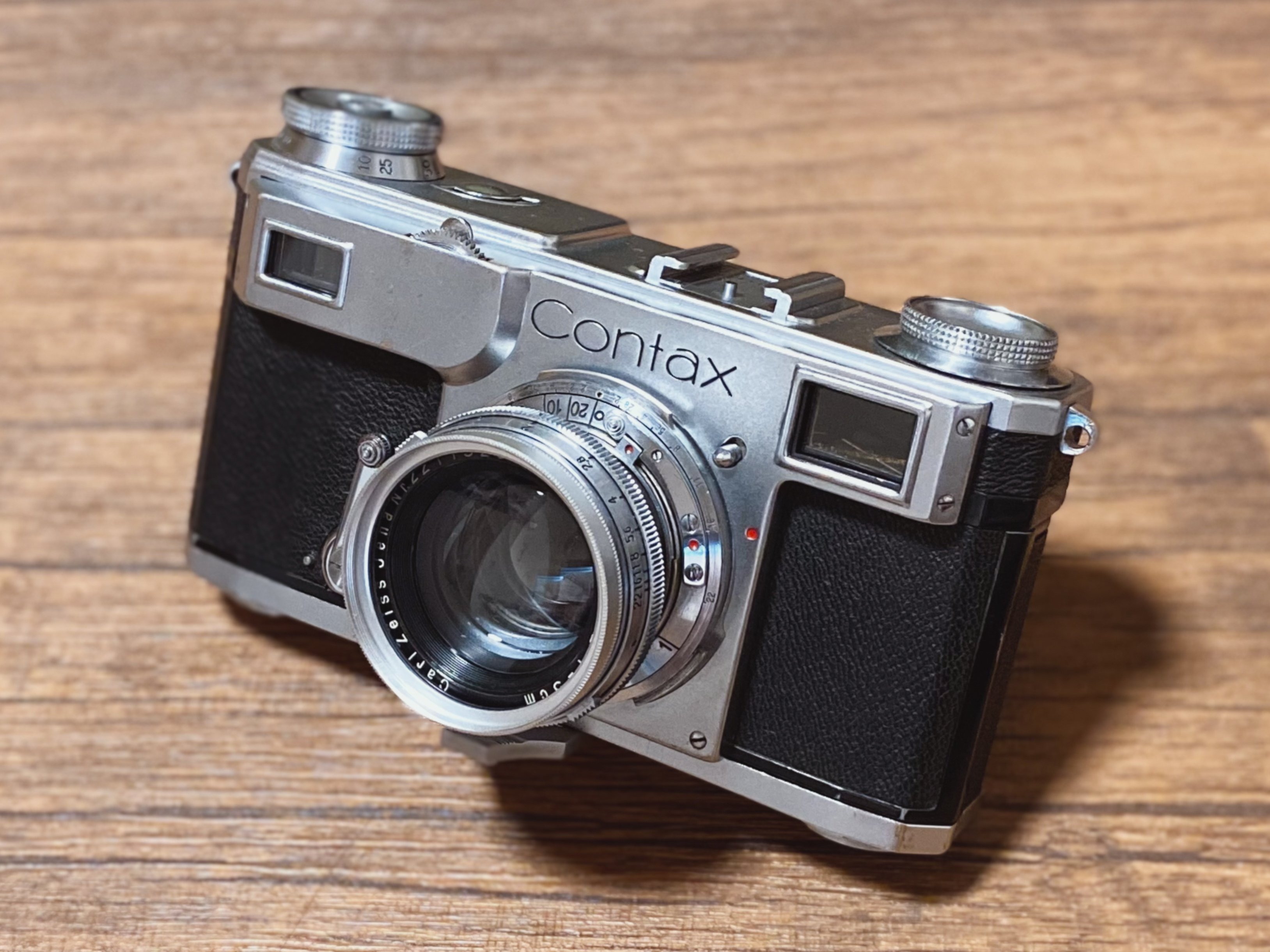 コンタックス CONTAX フィルムカメラレンズ付き Sonnar 2 5cm 戦前型