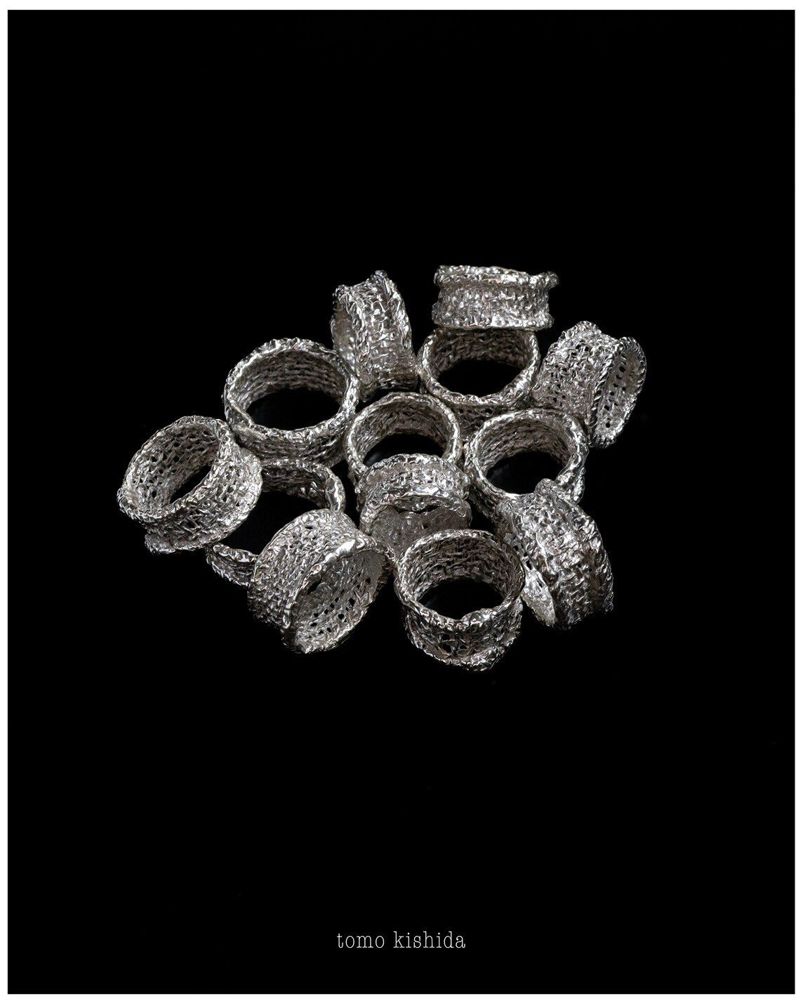 tomo kishida 手織り リング ㅤㅤㅤㅤㅤㅤㅤㅤㅤㅤㅤㅤㅤ 端材から