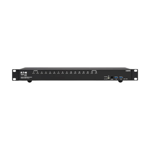 16-Port HDMI KVM Switch with USB 3.0 Peripheral Sharing, 4K 60Hz