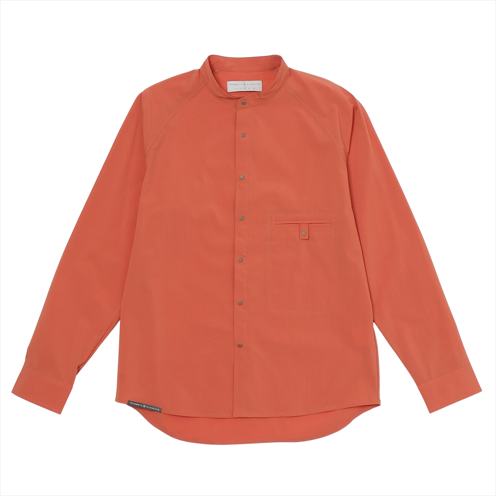 ソフトシェルのバンドカラーシャツ ﾊｲｼﾞﾛ一 | AXESQUIN ELEMENTS | 全