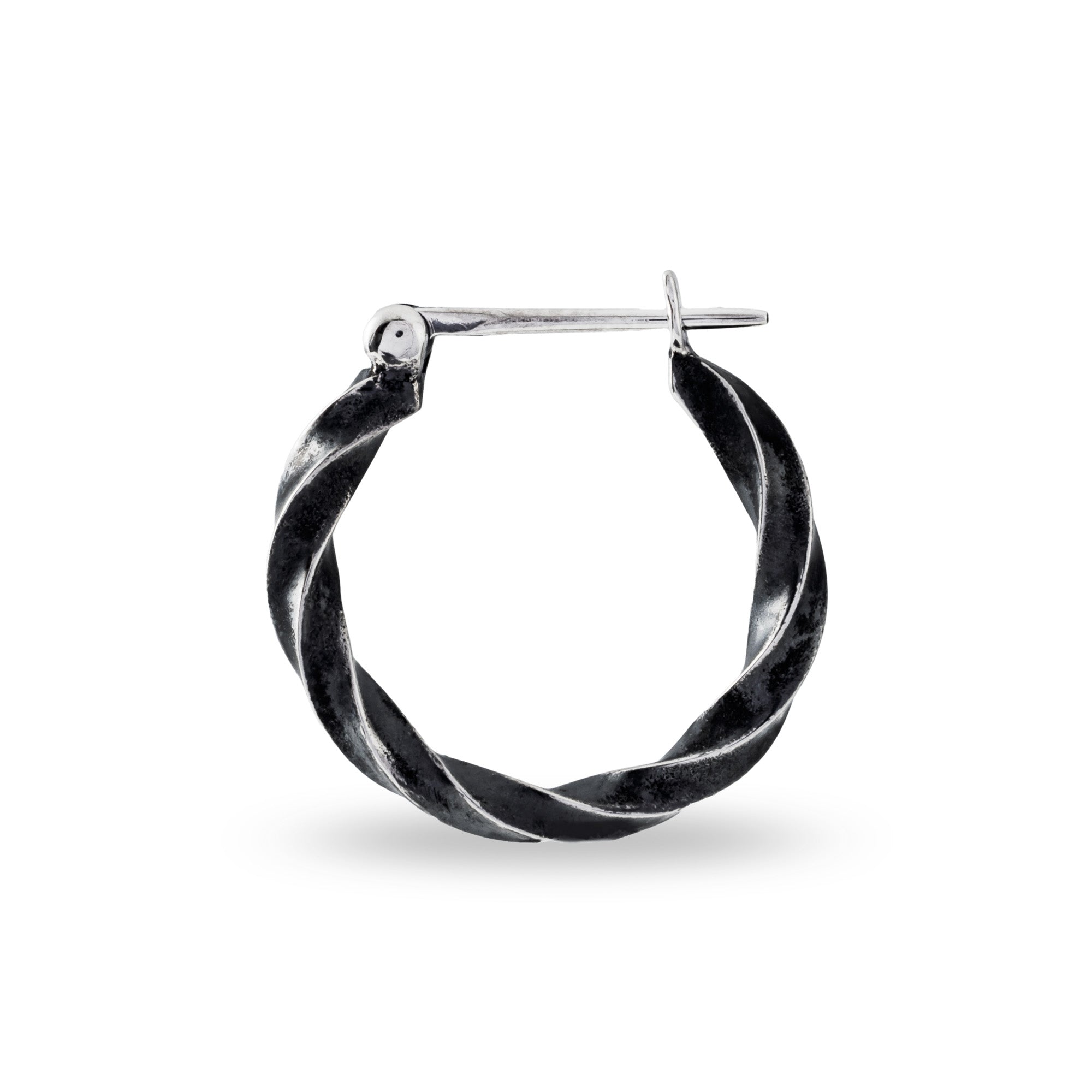 AQUA SILVER】スパイラルフープピアス（AP-082F）