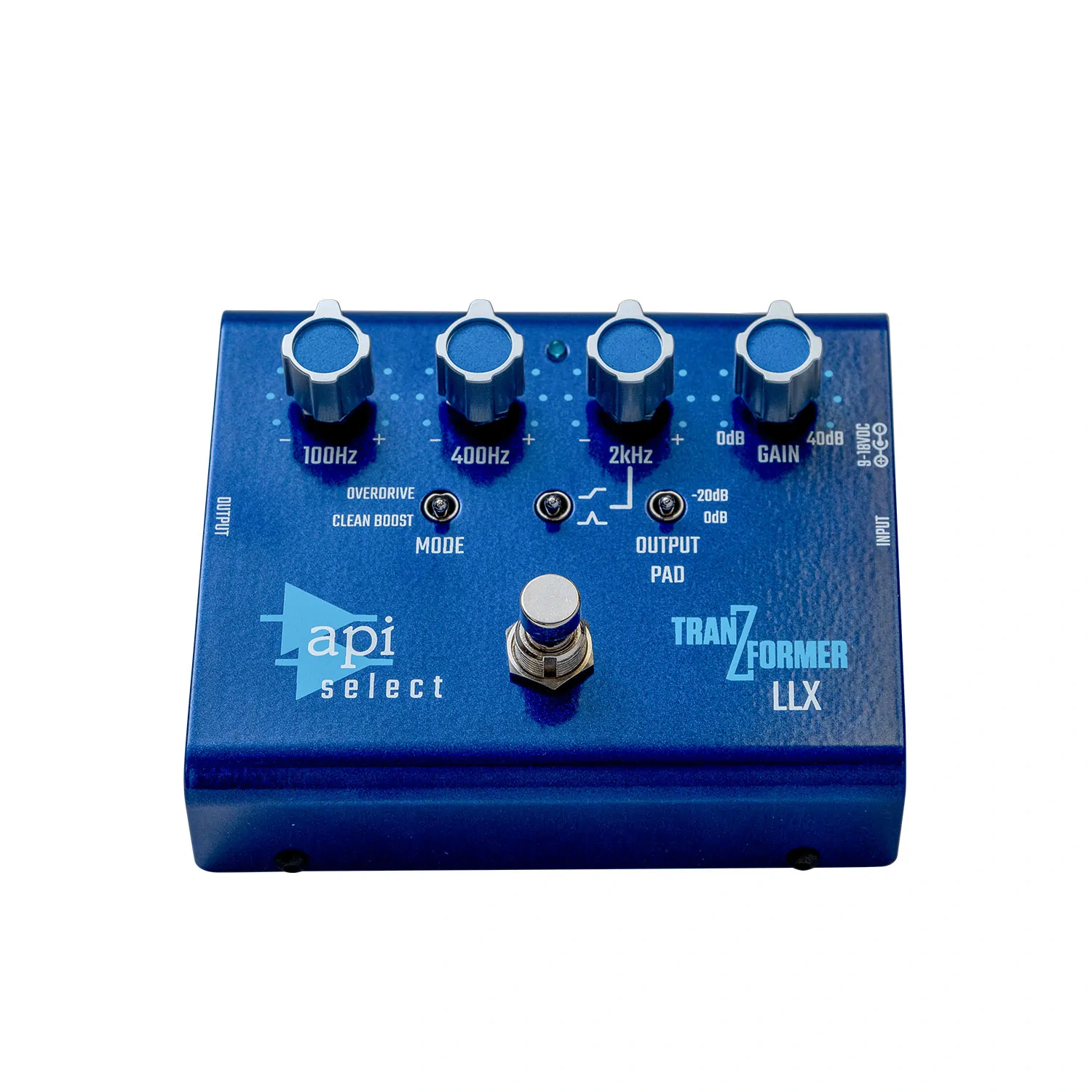TranZformer LLX Bass EQ/Boost Pedal - API: Automated Processes, Inc.