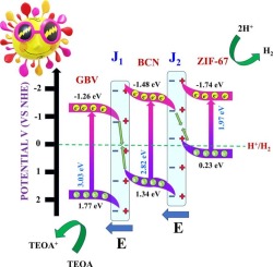 Interface engineering of ZIF-67 decorated GdxBi1-xVO4/ByC3-yN4