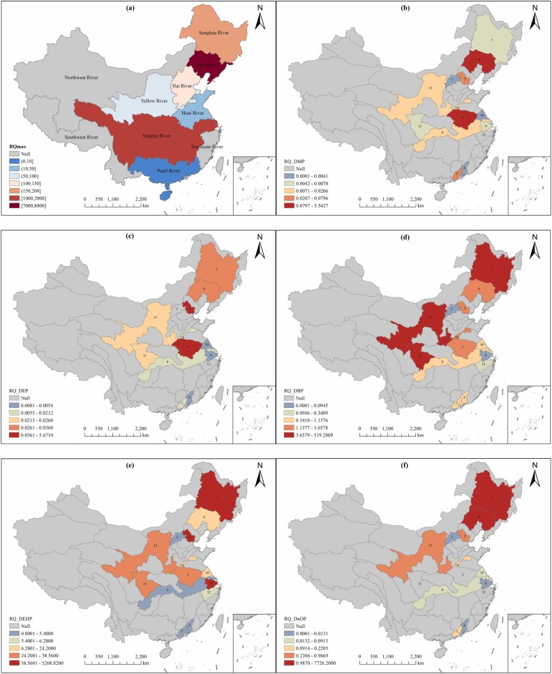Prediction of HC5s for phthalate esters by use of the QSAR–ICE