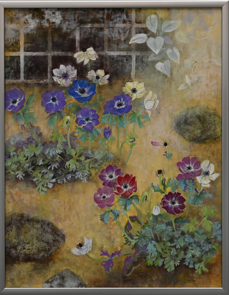 9/27～28❣️沼田かずゑ❣️紺綬褒章◇新協美術会◇F2号◇評価9.6