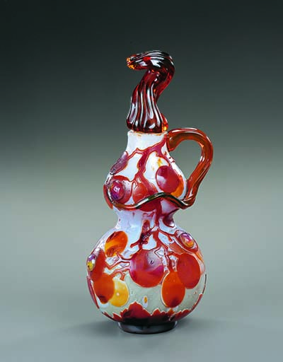 エミール・ガレ 鉢 幅約22.5㎝ 東さ7-1031① 没後120年エミール・ガレ