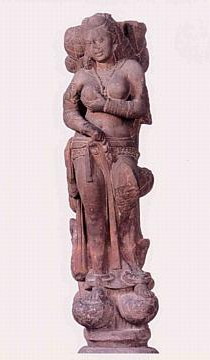 12〜13世紀インド「仏釈迦牟尼仏像」仏陀・クシャーン朝・マトゥラー