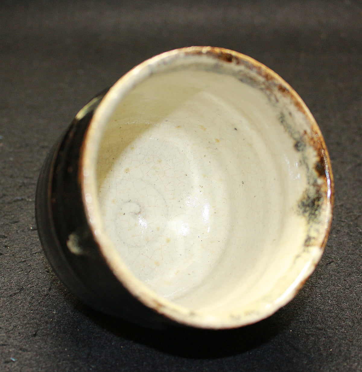 浜田庄司 掛合釉胴紐湯呑み茶碗 人間国宝 民藝 R1409K3 浜田庄司 掛合