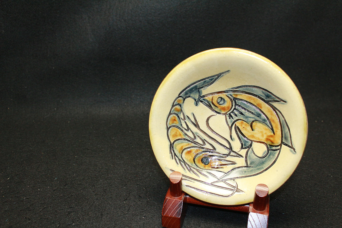 金城次郎 5寸皿 やちむん 即購入OK 金城次郎 5寸皿 やちむん 即購入OK