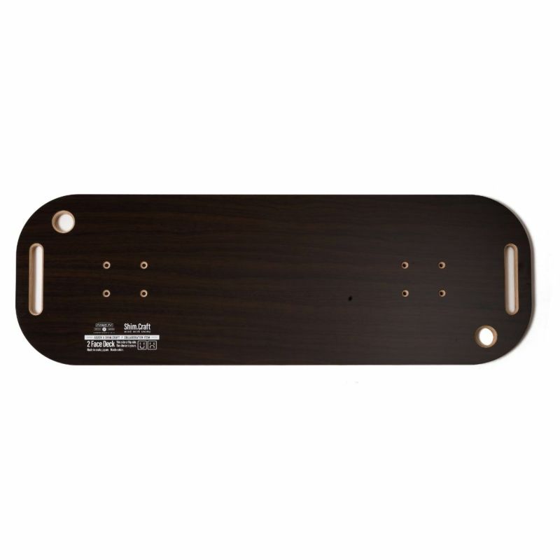 AS2OV×Shim.craft 2Face Deck/DARK BROWN BLACKアッソブ×シムクラウト