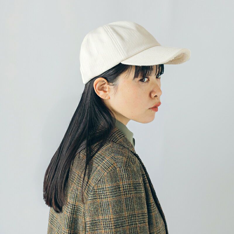 mature ha マチュアーハ ボアキャップ 帽子 ライトベージュ 北欧暮らし
