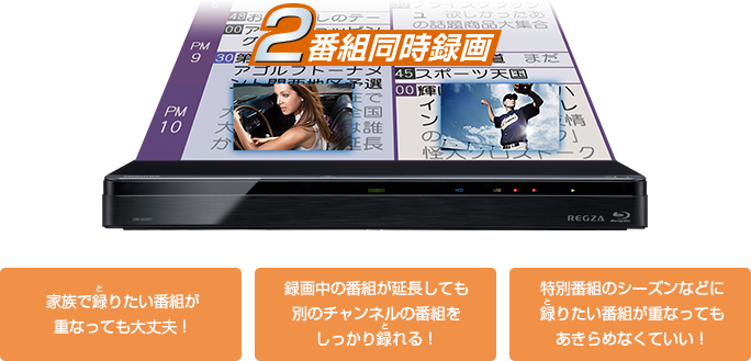 東芝W録画ブルーレイレコーダーDBRW507/2016年製 東芝 REGZAブルーレイ