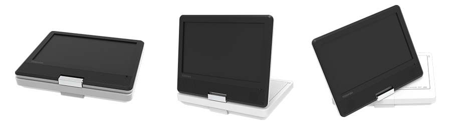 回転ディスプレイで自由な視聴スタイルを実現 ワイド9V型高精細液晶