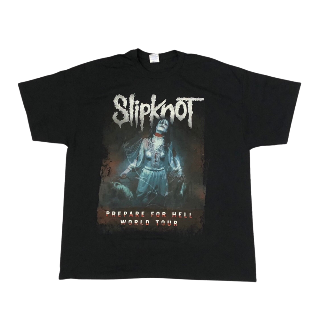 SLIPKNOT Short Sleeve T-Shirt: Admat Prepare For Hell Tour 2014